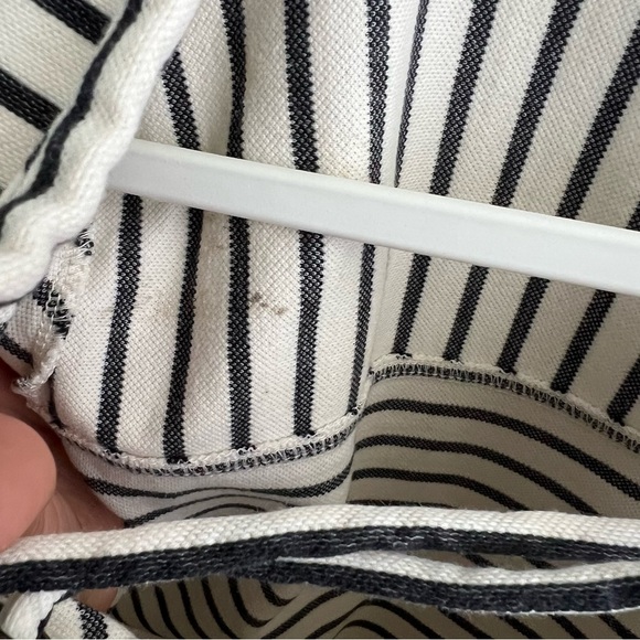 Madewell Striped Lace-Up Top Size X-Small - Picture 16 of 16